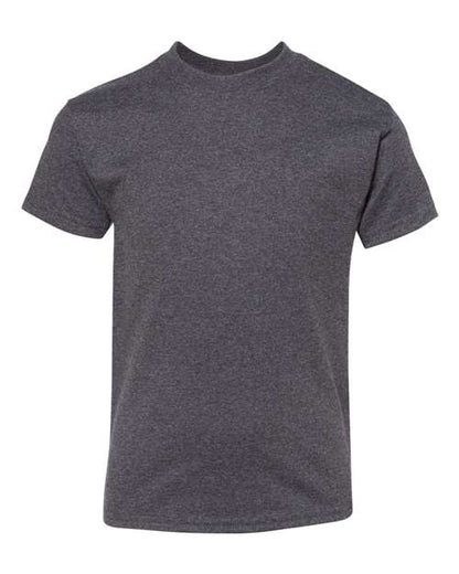 Hanes Youth Authentic T-Shirt - Charcoal Heather Front