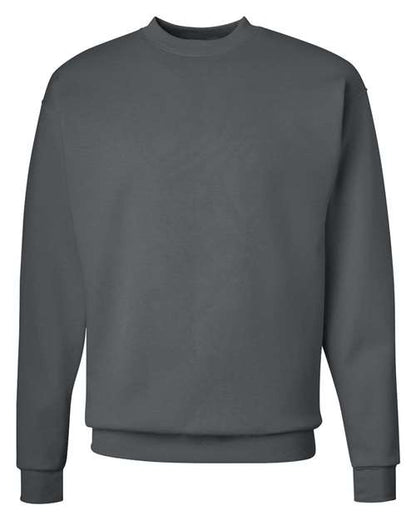 Hanes Unisex EcoSmart® Crewneck Sweatshirt - Smoke Grey Front