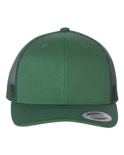 YP Classics Retro Trucker Cap - Evergreen Front