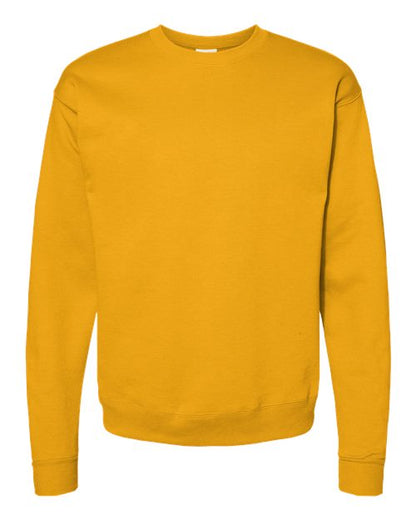 Hanes Unisex EcoSmart® Crewneck Sweatshirt - Gold Front