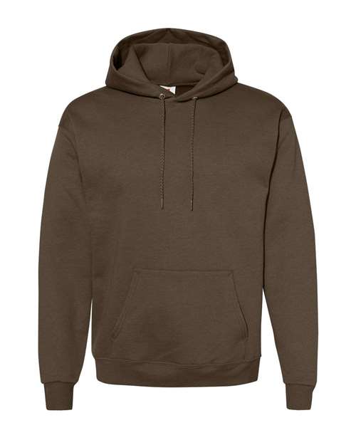 Hanes Unisex EcoSmart® Hooded Sweatshirt - Army Brown Front