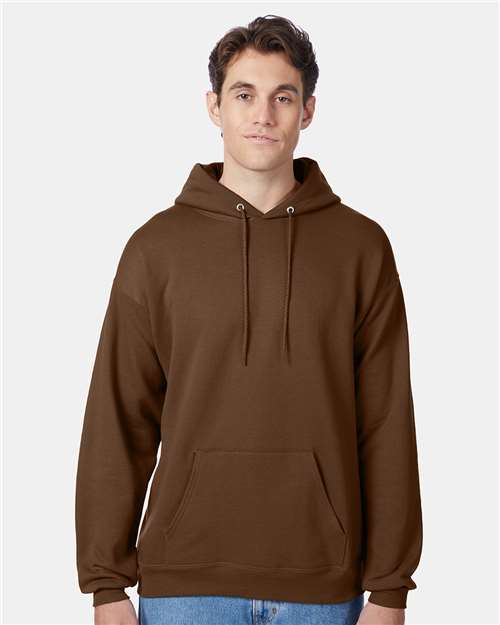 Hanes Unisex EcoSmart® Hooded Sweatshirt - Model Front