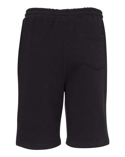 Independent Trading Co. Men's Midweight Fleece Shorts - Back