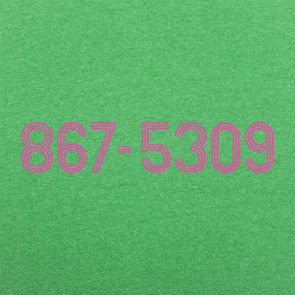 867-5309 Jenny's Retro Neon Phone Number