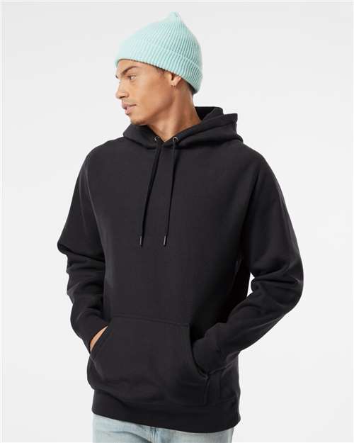 Independent Trading Co. Unisex Legend Premium Heavyweight Cross-Grain Hooded Sweatshirt - Model Front
