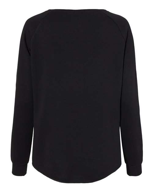 Independent Trading Co. Women's California Wave Wash Crewneck Sweatshirt - Back