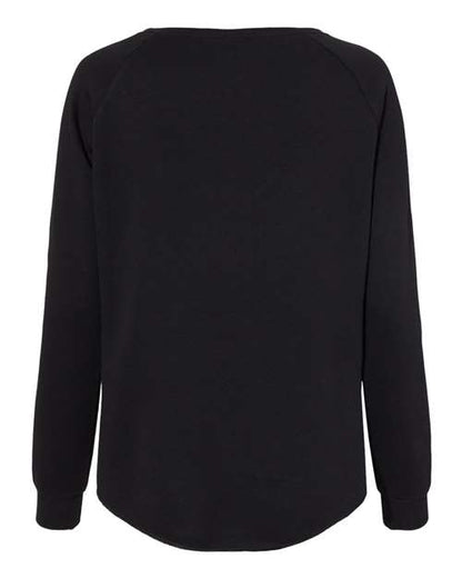 Independent Trading Co. Women's California Wave Wash Crewneck Sweatshirt - Back