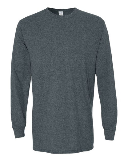 Unisex Heavy Cotton™ Long Sleeve T-Shirt - Dark Heather Front