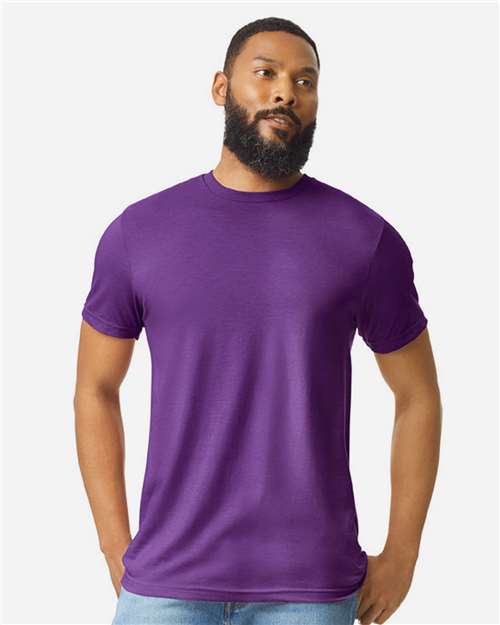Gildan Unisex Softstyle® CVC T-Shirt - Model Front
