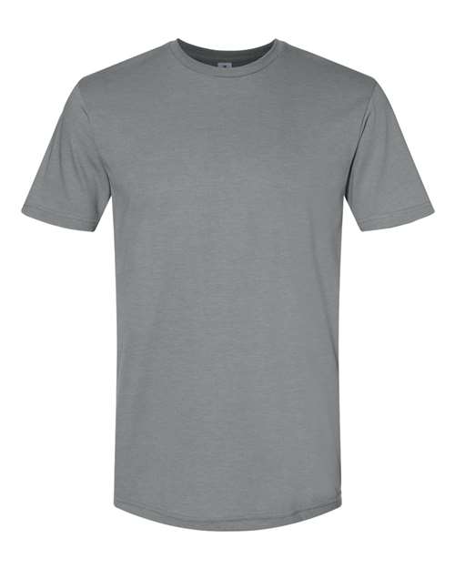 Unisex Softstyle® CVC T-Shirt - Gunmetal Front