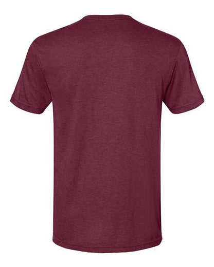 Unisex Softstyle® CVC T-Shirt - Maroon Mist Back