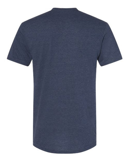 Unisex Softstyle® CVC T-Shirt - Navy Mist Back
