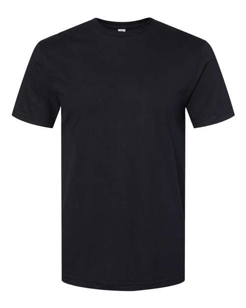 Unisex Softstyle® CVC T-Shirt - Pitch Black Front