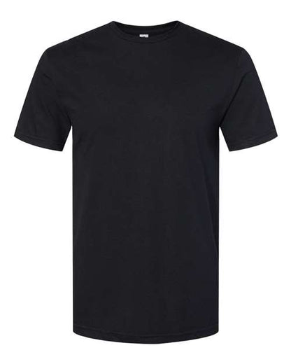 Unisex Softstyle® CVC T-Shirt - Pitch Black Front