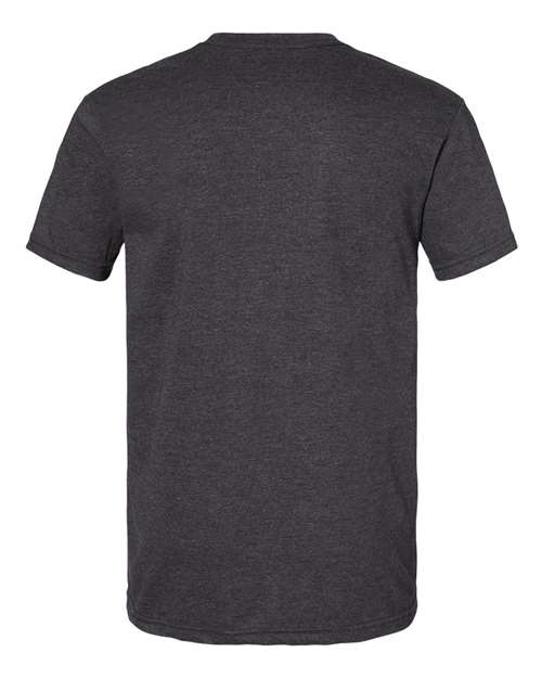 Unisex Softstyle® CVC T-Shirt - Pitch Black Mist Back