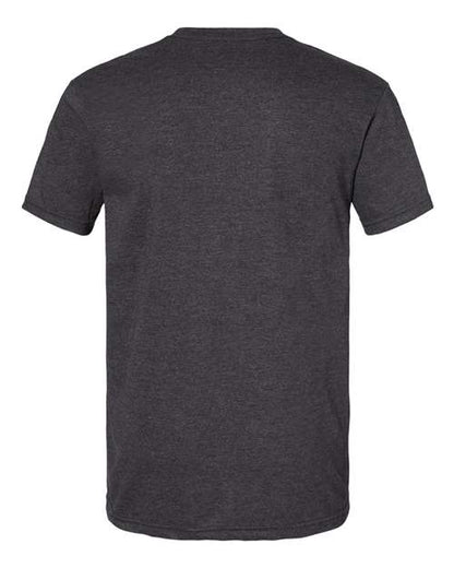 Unisex Softstyle® CVC T-Shirt - Pitch Black Mist Back