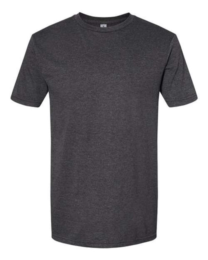 Unisex Softstyle® CVC T-Shirt - Pitch Black Mist Front