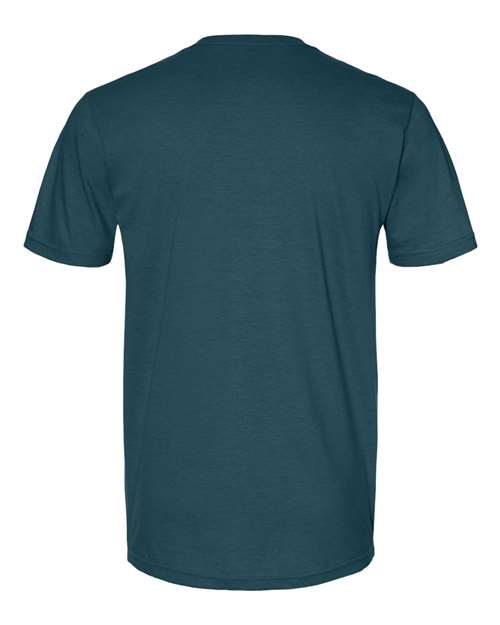 Unisex Softstyle® CVC T-Shirt - Steel Blue Back