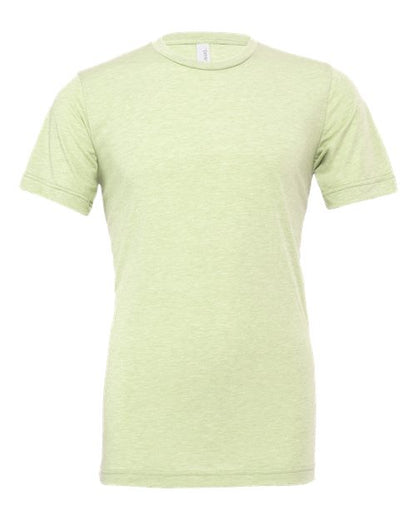 BELLA + CANVAS Triblend Tee - Spring Green Triblend Front