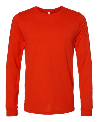 BELLA + CANVAS Unisex Jersey Long Sleeve Tee - Poppy Front
