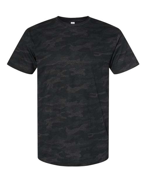 LAT Unisex Fine Jersey Tee - Storm Camo Front