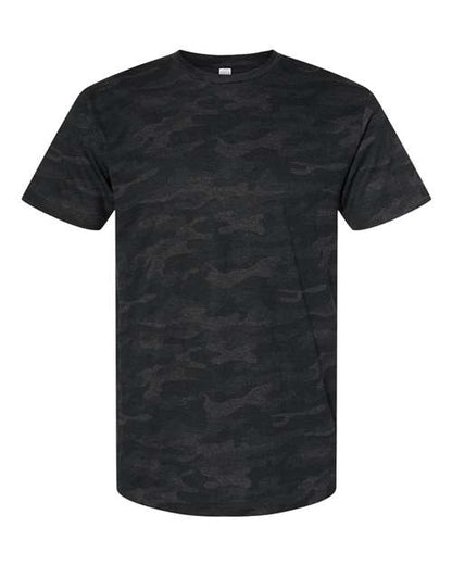 LAT Unisex Fine Jersey Tee - Storm Camo Front