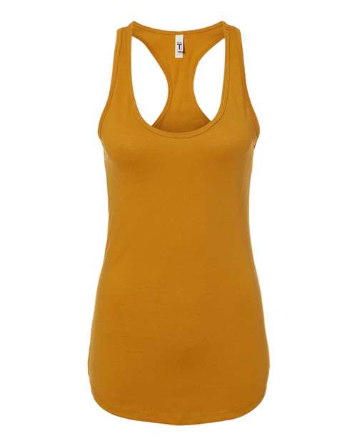 Next Level Women's Ideal Racerback Tank - Antique Gold Front