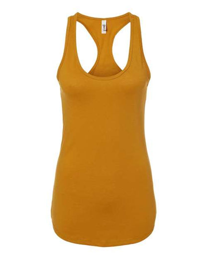 Next Level Women's Ideal Racerback Tank - Antique Gold Front