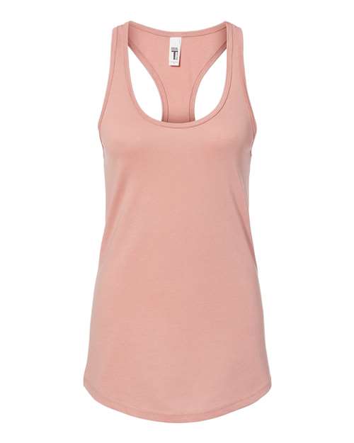 Next Level Women's Ideal Racerback Tank - Desert Pink Front