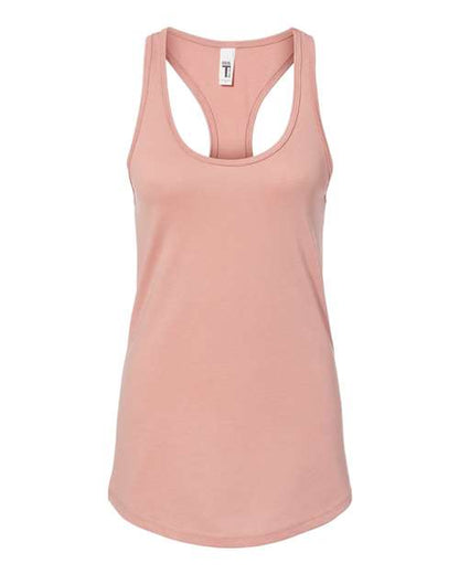 Next Level Women's Ideal Racerback Tank - Desert Pink Front