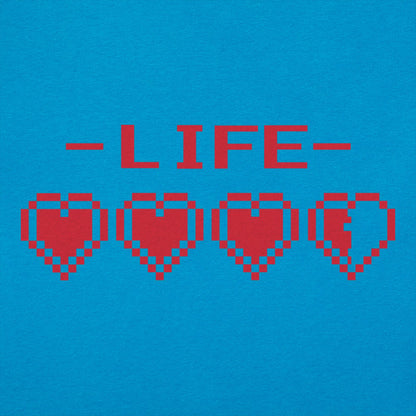 8-Bit Life Hearts Video Game Health Bar