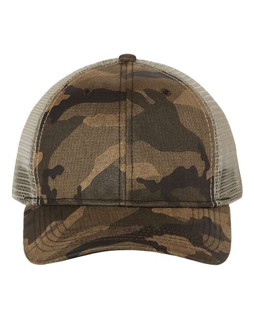 DRI DUCK Covert Trucker Cap - Camo Front
