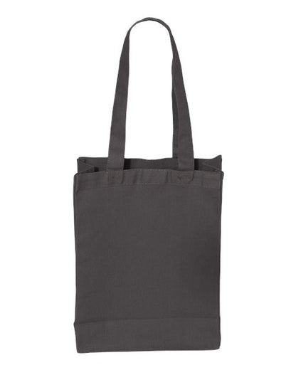 Q-Tees 12L Gussetted Shopping Bag - Charcoal Front