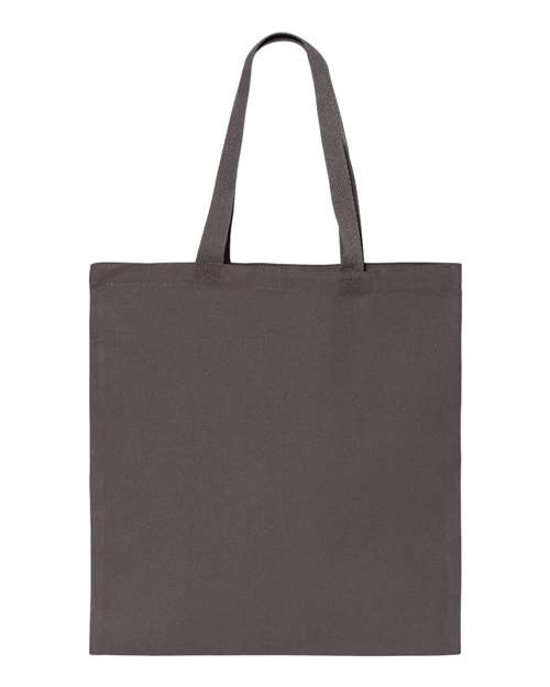 Q-Tees Promotional Tote - Charcoal Front