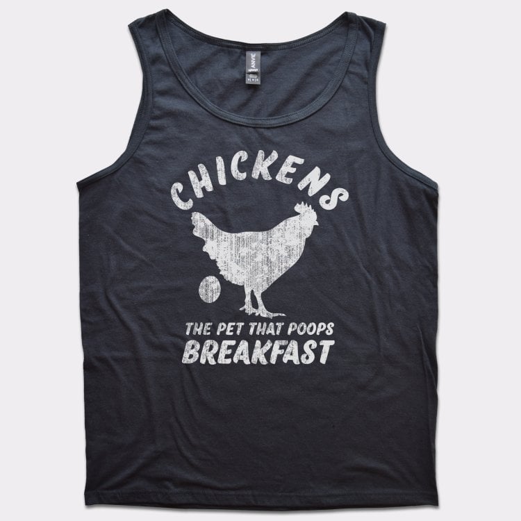 Chickens Poop Breakfast