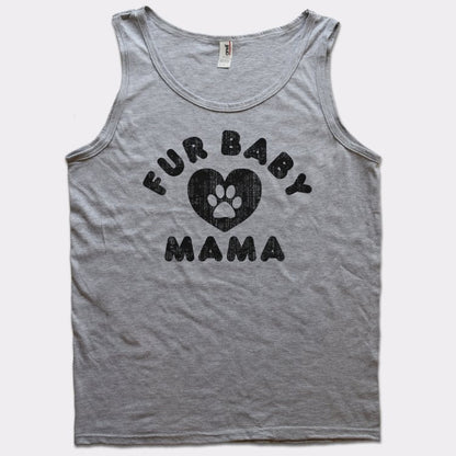 Fur Baby Mama with Paw Print Heart