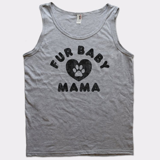 Fur Baby Mama with Paw Print Heart
