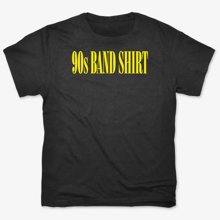 90's BAND SHIRT-Men's T-Shirt-Black