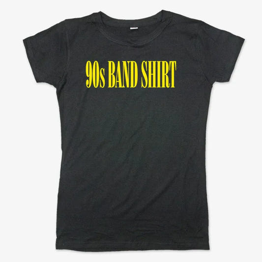 90's BAND SHIRT-Women's T-Shirt-Midnight