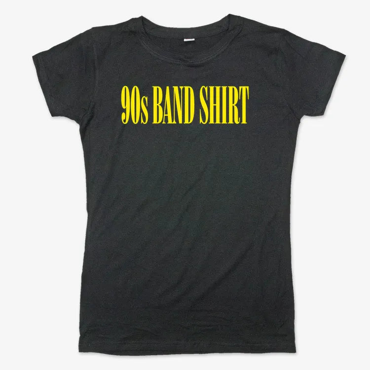 90's BAND SHIRT-Women's T-Shirt-Midnight