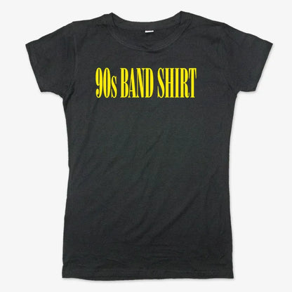 90's BAND SHIRT-Women's T-Shirt-Midnight