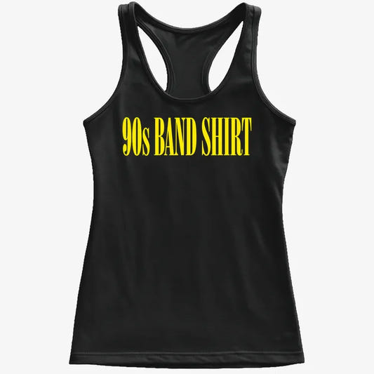 90's BAND SHIRT-Women's Tank Top-Midnight