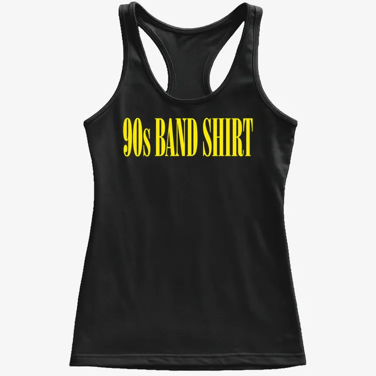 90's BAND SHIRT-Women's Tank Top-Midnight