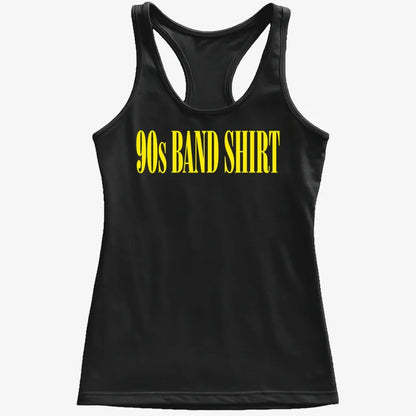 90's BAND SHIRT-Women's Tank Top-Midnight