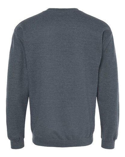 Unisex Softstyle® Midweight Crewneck Sweatshirt - Dark Heather Back