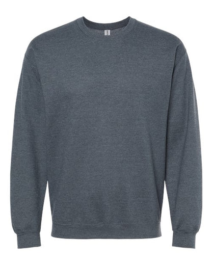Unisex Softstyle® Midweight Crewneck Sweatshirt - Dark Heather Front
