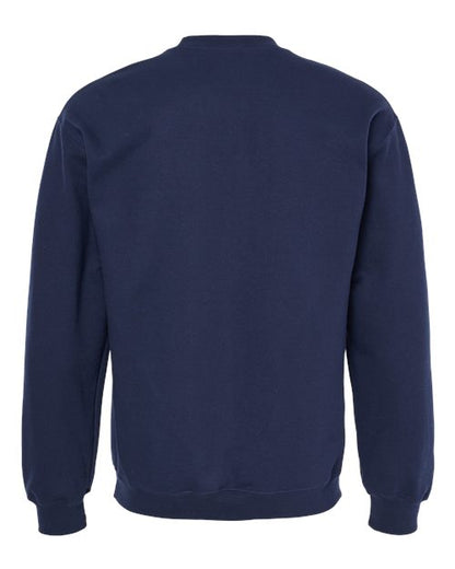 Unisex Softstyle® Midweight Crewneck Sweatshirt - Navy Back