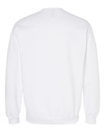 Unisex Softstyle® Midweight Crewneck Sweatshirt - White Back