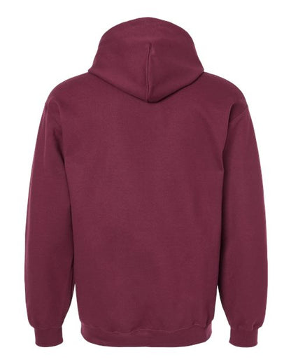 Unisex Softstyle® Midweight Hooded Sweatshirt - Maroon Back