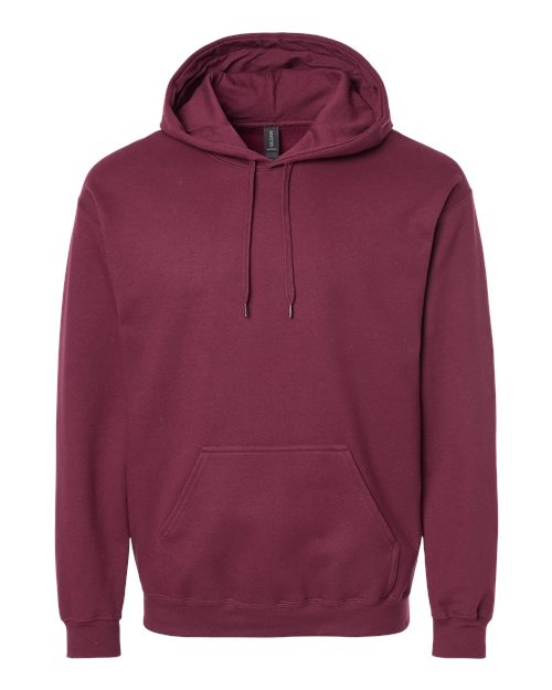 Gildan Unisex Softstyle® Midweight Hooded Sweatshirt - Maroon Front